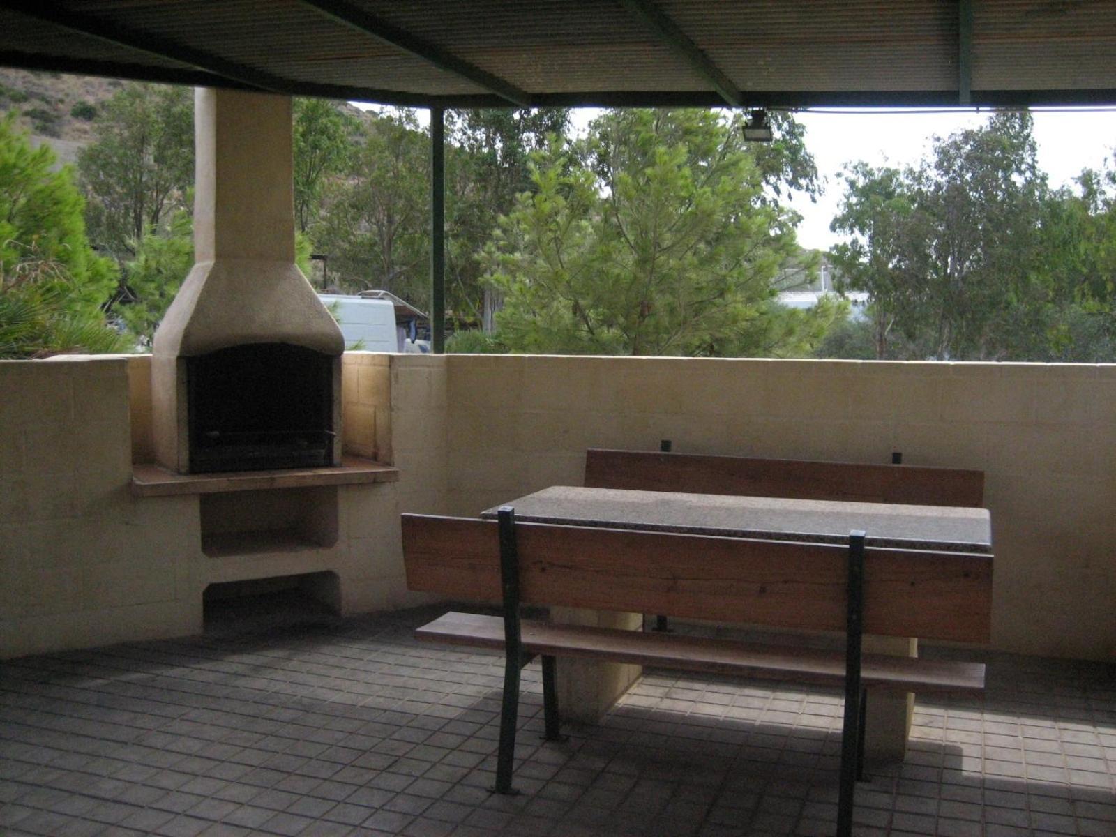 Hotel Camping Albergue Tau San José Esterno foto